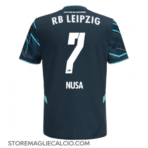 RB Leipzig Antonio Nusa #7 Maglia Gara Terza Repliche 2024-25 Maniche Corte RB Leipzig Antonio Nusa #7 Maglia Gara Terza Repliche 2024-25 Maniche Corte